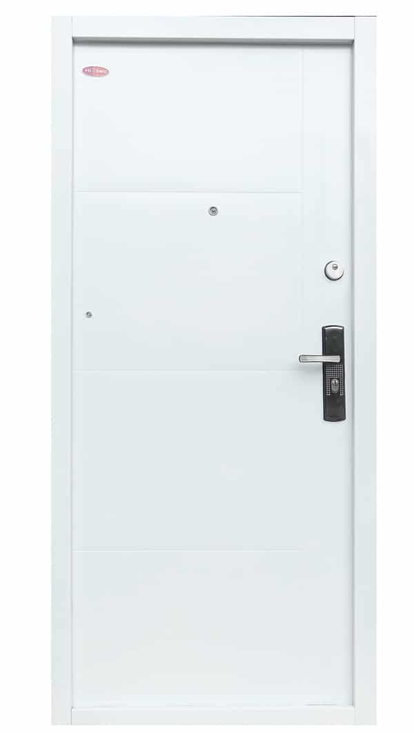 Fehér színű Hi-Sec biztonsági ajtó