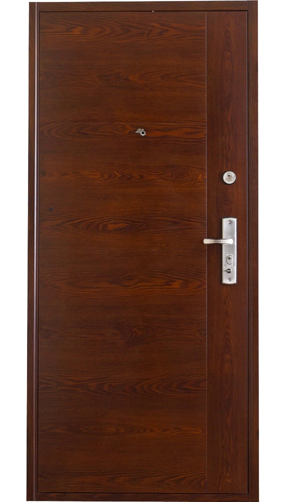 Mogyoróbarna Hi-Sec biztonsági ajtó