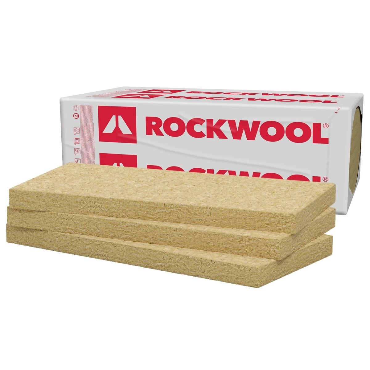 Kőzetgyapot hőszigetelő lapok és Rockwool csomagolás homlokzati szigeteléshez